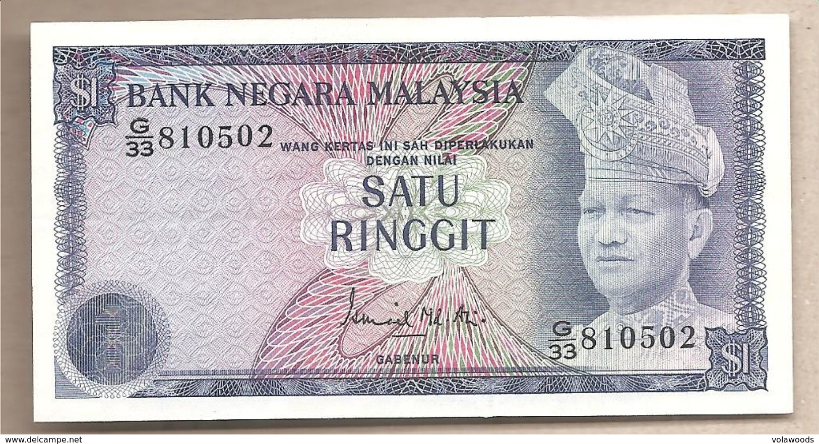 Malesia - Banconota Non Circolata FdS Da 1 Ringgit P-13a - 1976 - Malesia