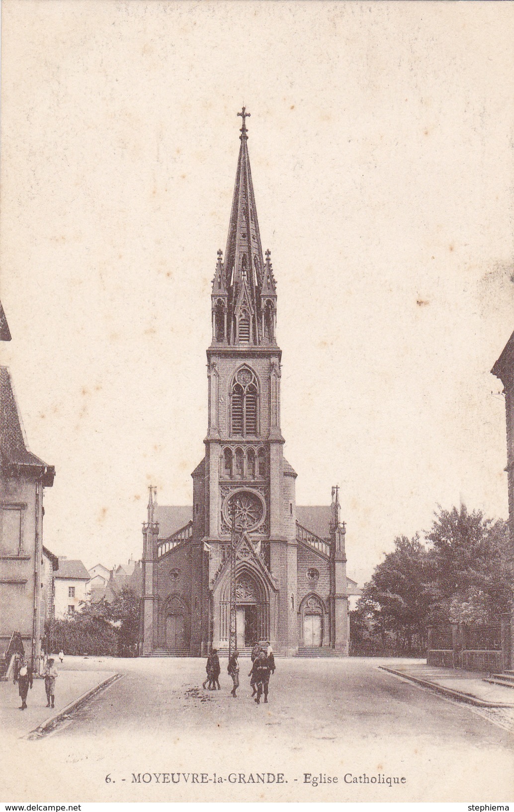 Carte Postale, L'Eglise Catholique, Moyeuvre Grande - Autres & Non Classés