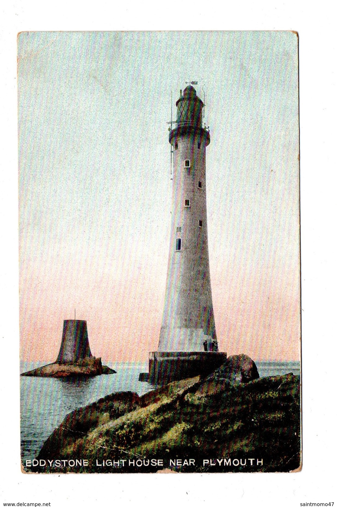 ROYAUME-UNI . EDDYSTONE LIGHT HOUSE NEAR PLYMOUTH - Réf. N°6566 - - Plymouth