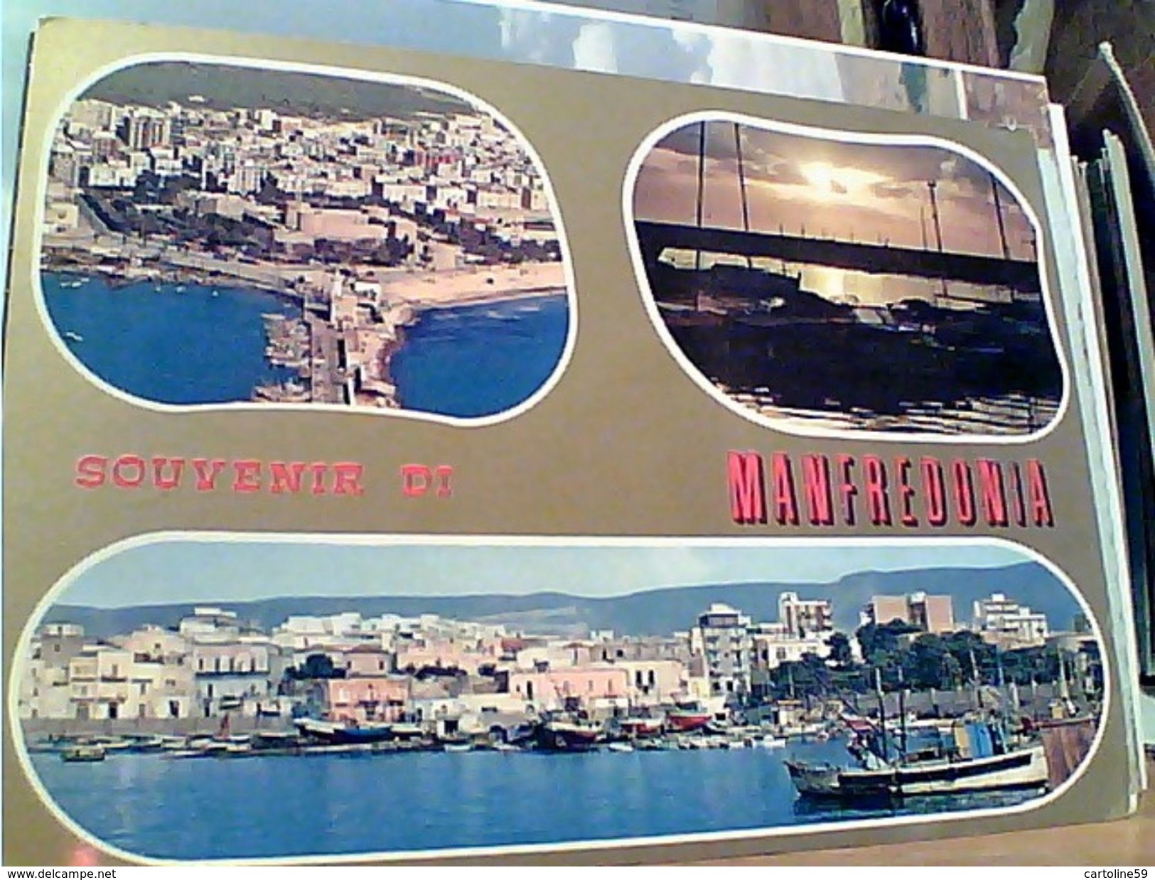 2 CARD MANFREDONIA   VBN1975/77  GM20022 - Manfredonia