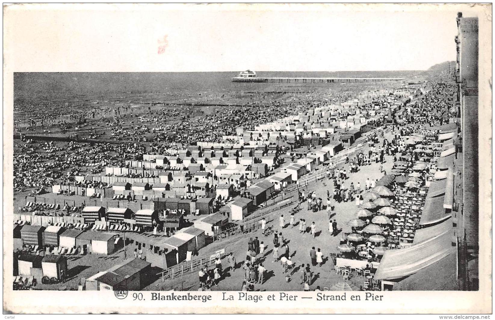 BLANKENBERGE - La Plage Et Pier - Strand En Pier - Blankenberge