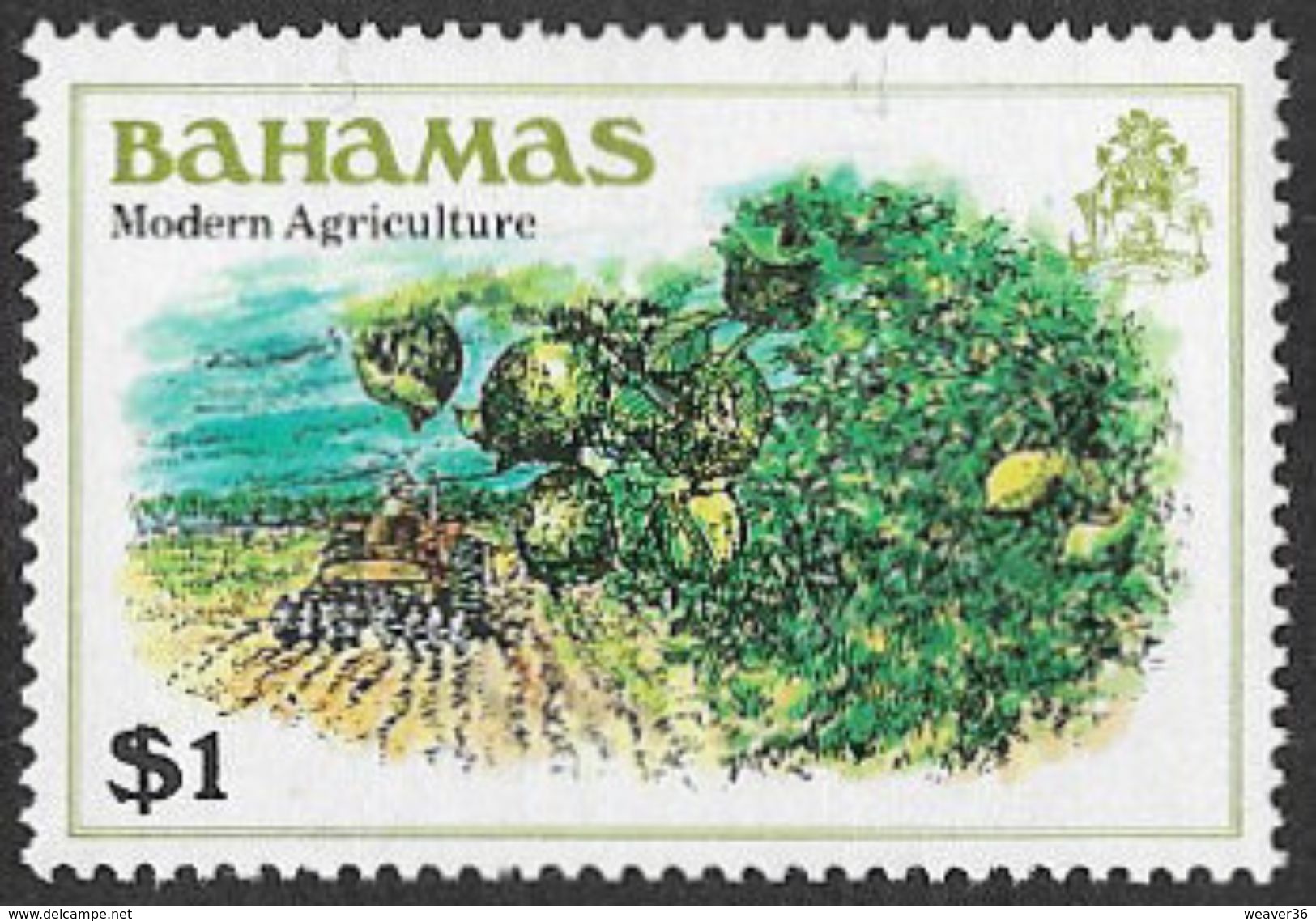 Bahamas SG569 1980 Definitive $1 Unmounted Mint [35/29972/2D] - Bahamas (1973-...)