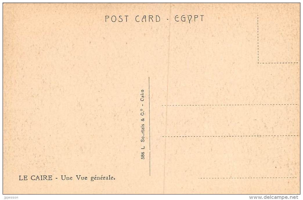 CAIRO   A GENERAL VIEW - Le Caire