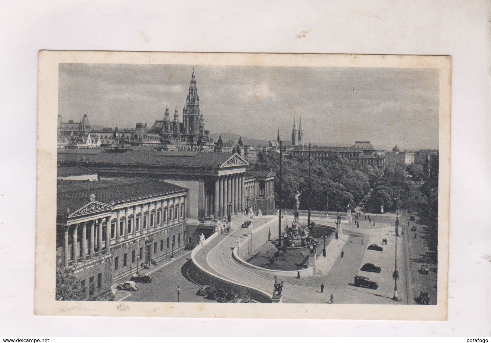 CPA WIEN, RINGSTRASSE MIT PARLAMENT UND RATHAUS - Ringstrasse