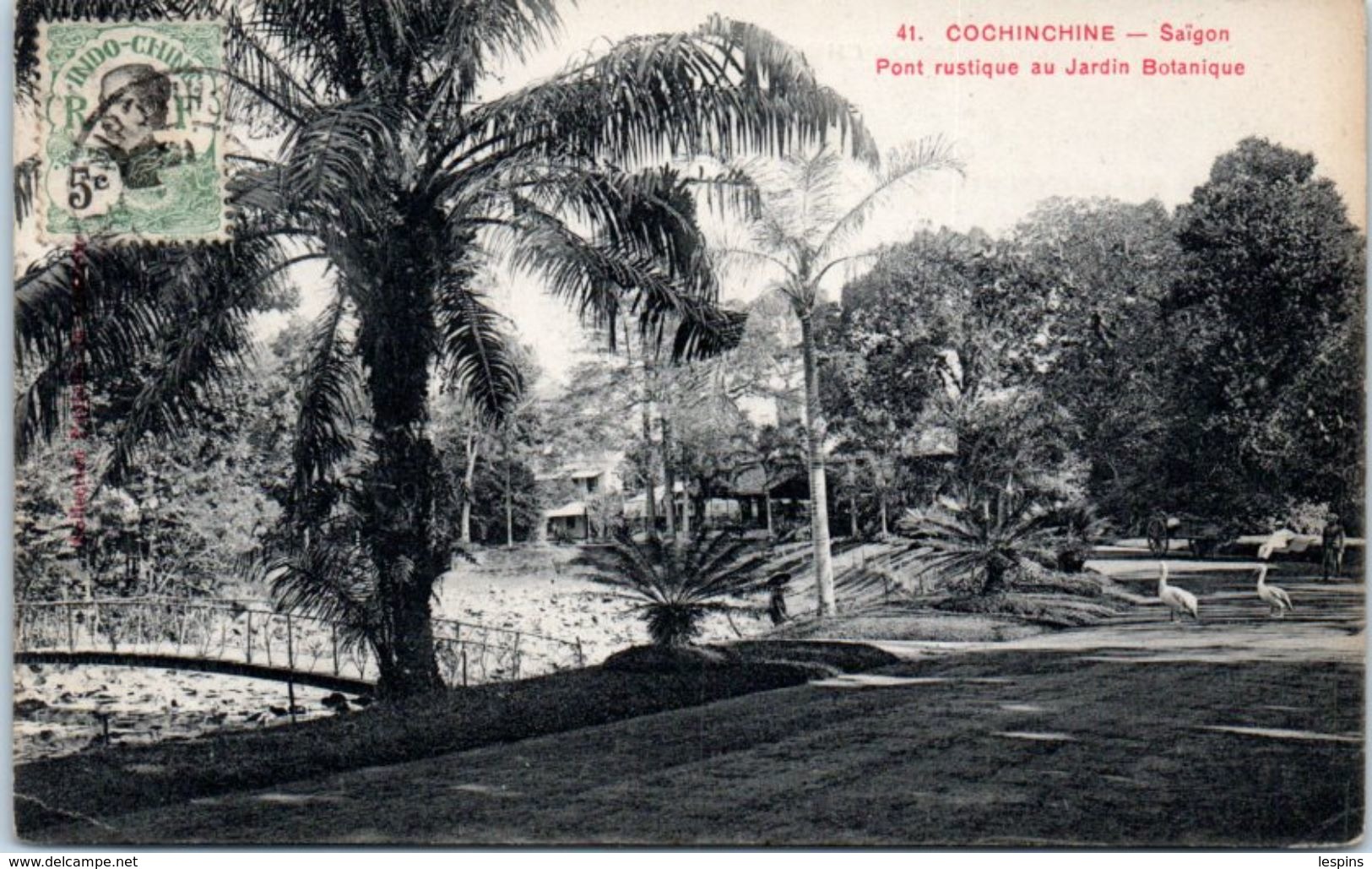 VIÊT NAM -- Cochinchine - Saigon -- Pont Rustique Au Jardin Botanique - Vietnam