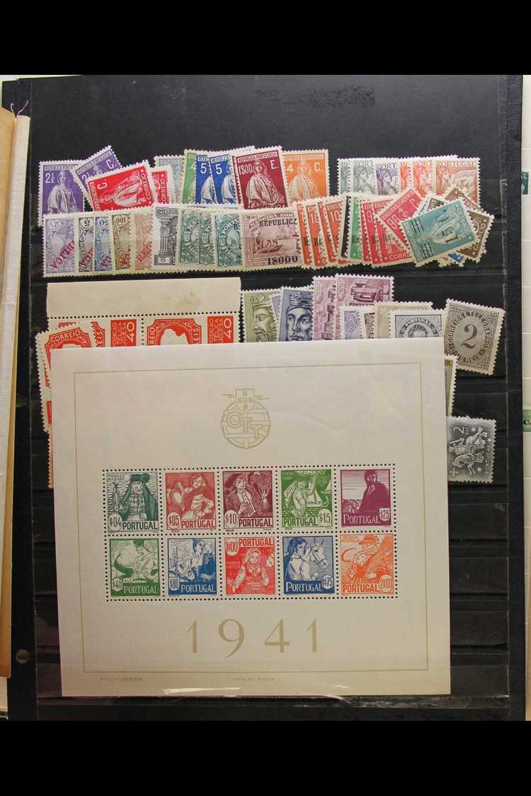 1890's-1960's SPLENDID MINT STAMPS! A Quality Binder With Linen-hinged Stock Pages (plus Loose Pages, Packets Etc.) Stuf - Other & Unclassified