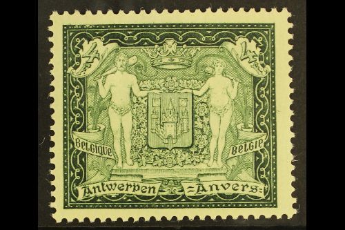 1930 4f (+6f) Myrtle Green, Cob 301, Only Available At The Antwerp Philatelic Exhibition,  Never Hinged Mint For More Im - Altri & Non Classificati