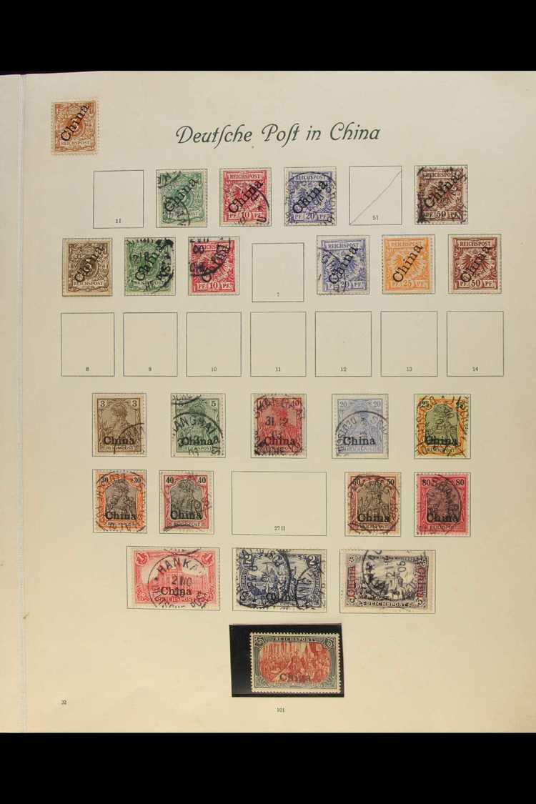 GERMAN OFFICES 1898 - 1919 Mint And Used Collection With 1898 48* Ovpts Vals To 50pf Used, 56* Ovpts Mint Or Used Vals T - Sonstige & Ohne Zuordnung