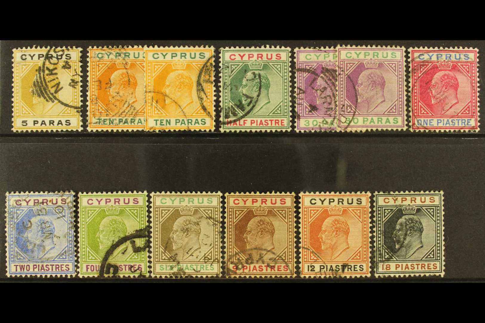 1904-10 Set To 18pi, SG 60/70, Plus 10pa And 30pa Shades, Fine Used. (13) For More Images, Please Visit Http://www.sanda - Altri & Non Classificati