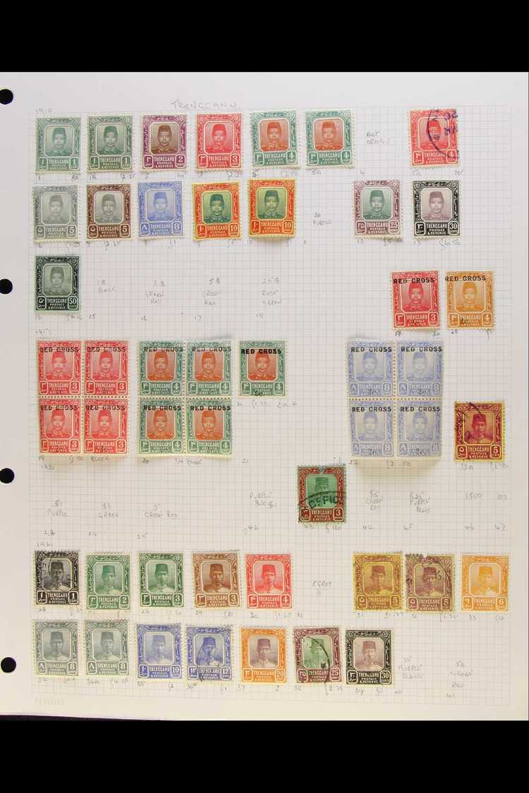 TRENGGANU 1910-1989 MOSTLY MINT Collection Presented On Album Pages That Includes 1910 Range With Most Values To 50c, 19 - Sonstige & Ohne Zuordnung