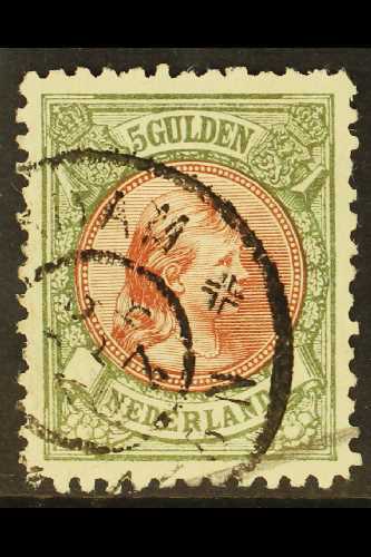 1896 5g Brownish Red & Bronze-green, Mi 48C, SG 165, Fine Used. For More Images, Please Visit Http://www.sandafayre.com/ - Other & Unclassified