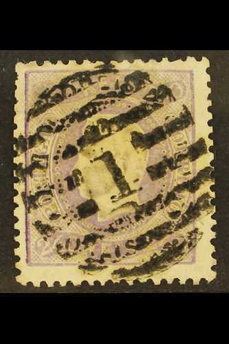 1867 240r Lilac, Curved Label, Perf.12½, Mi 33, Used With Clear & Full Strike Of "1" Numeral Postmark. For More Images,  - Sonstige & Ohne Zuordnung