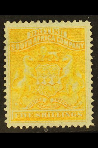 1892-93 5s Orange-yellow, SG 8, Fine Mint, Very Fresh. For More Images, Please Visit Http://www.sandafayre.com/itemdetai - Sonstige & Ohne Zuordnung
