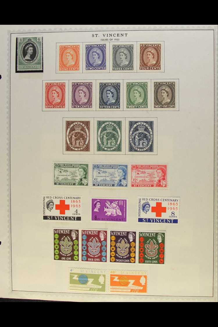 1953-76 VERY FINE MINT COLLECTION An Attractive Collection Of Complete Sets With "Gutter" Pairs, Se-tenant Strips & Shee - St.Vincent (...-1979)