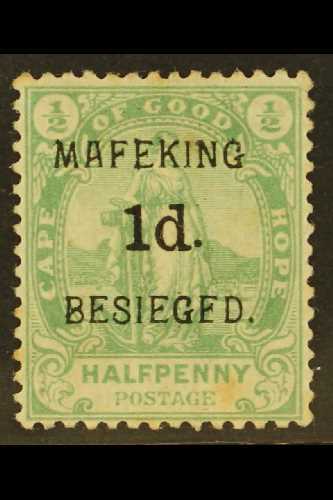 CAPE OF GOOD HOPE MAFEKING SIEGE 1900 1d On ½d Green, SG 2, Mint With Several Tone Spots Chiefly On Gum, Cat £375. For M - Ohne Zuordnung