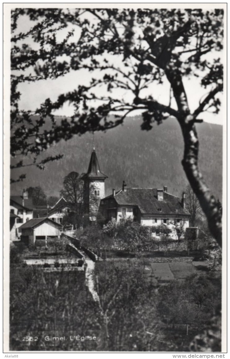 SVIZZERA - VAUD - GIMEL L'EGLISE - LA CHIESA - Gimel