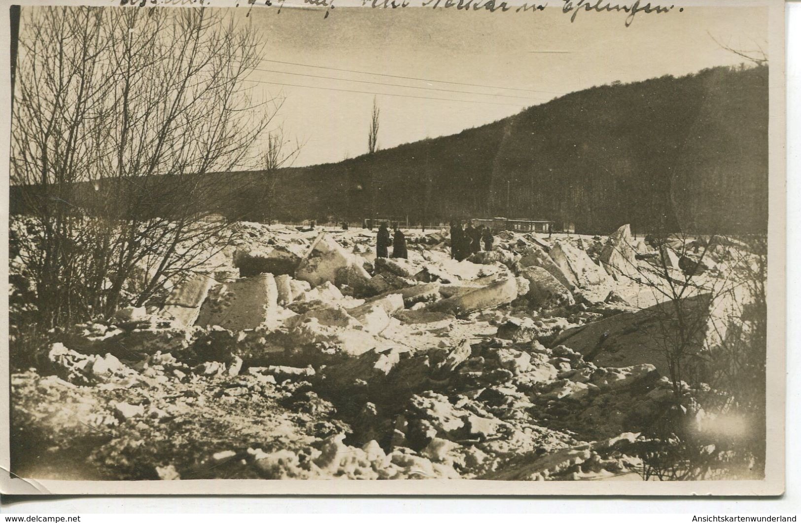 Esslingen - Eis Auf Dem Neckar 1929 (002512) - Esslingen