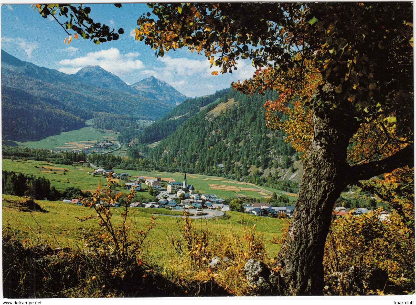 Santa Maria Im Münstertal Gegen Valchava, Ofenpass Und Piz D'Aint  -  (Suisse/Schweiz/CH) - Valchava