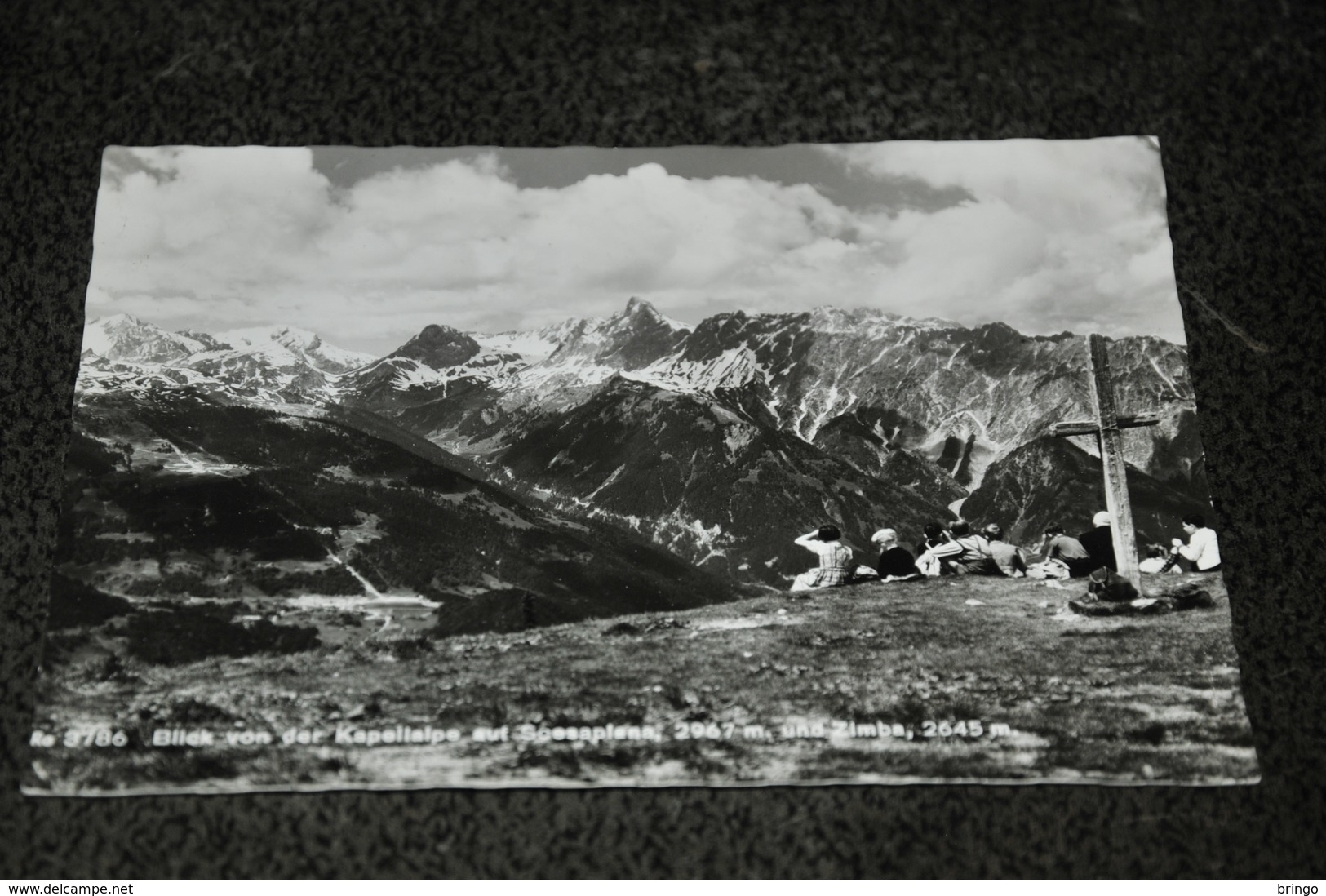 1874- Blick Von Der Kapellealpe Auf Scesaplana - Brandertal