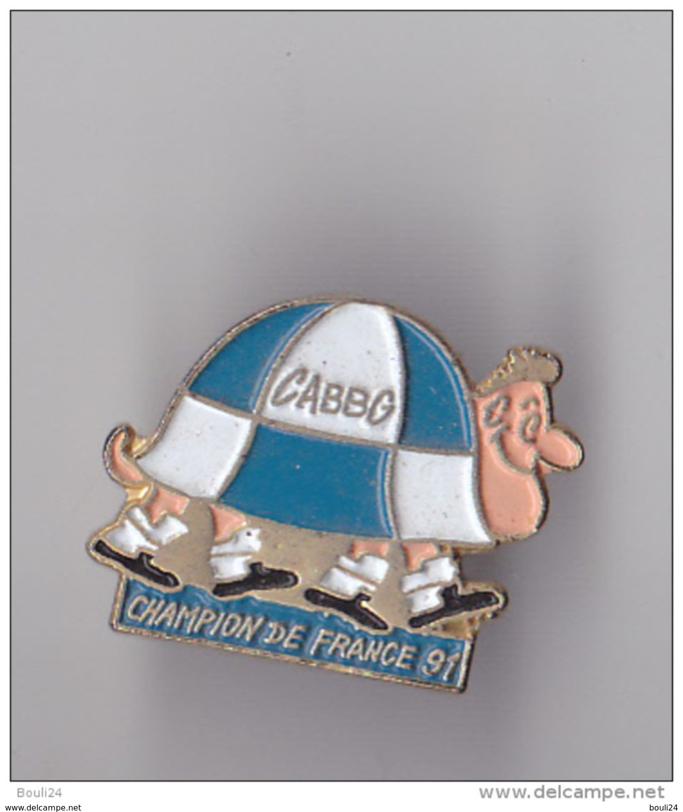 PIN'S THEME RUGBY  BEGLES EN GIRONDE CHAMION DE FRANCE 91  LA TORTUE - Rugby