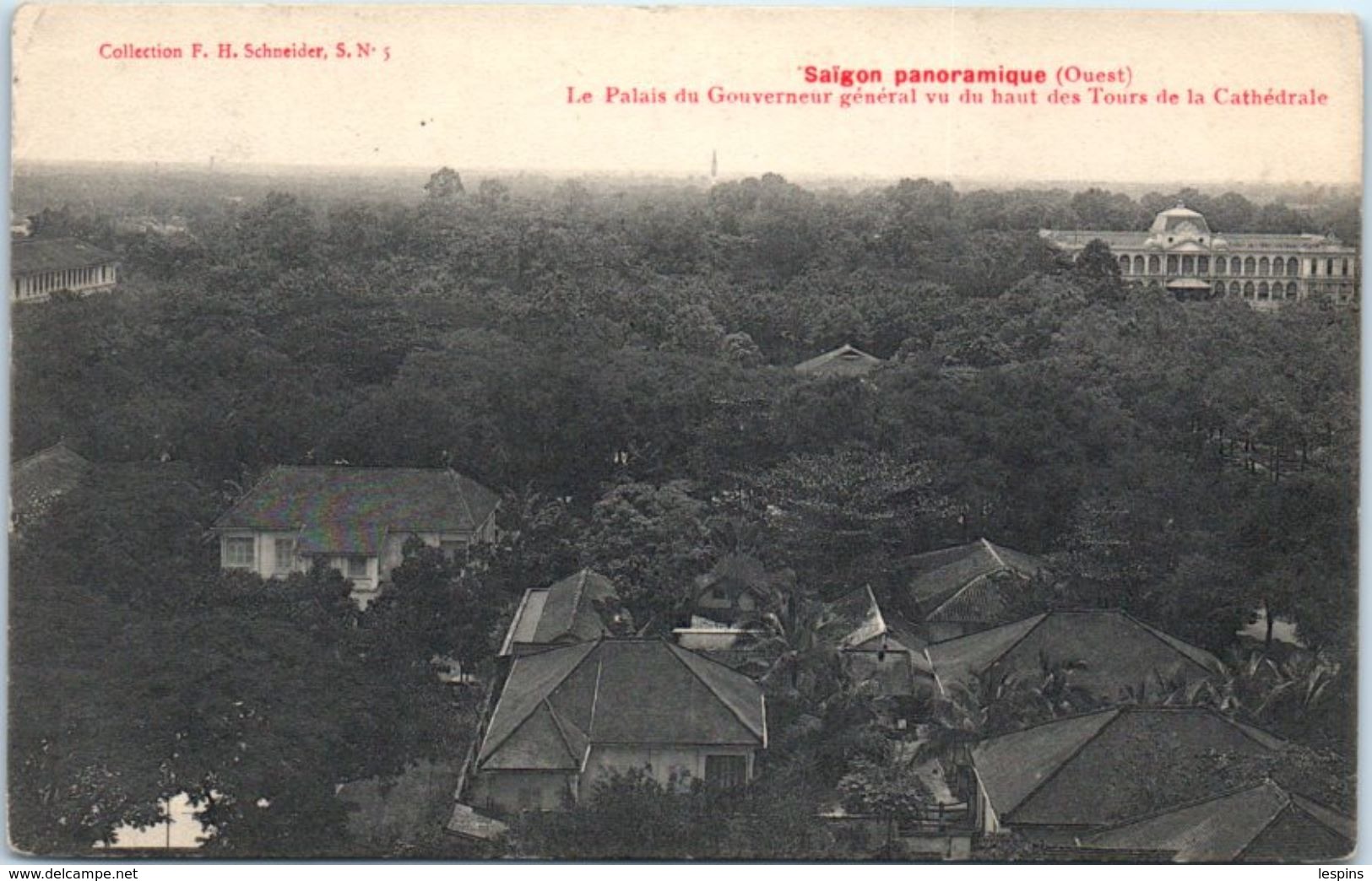 VIÊT NAM -- Saigon -- Panoramique - Le Palais Du Gouverneur - Vietnam