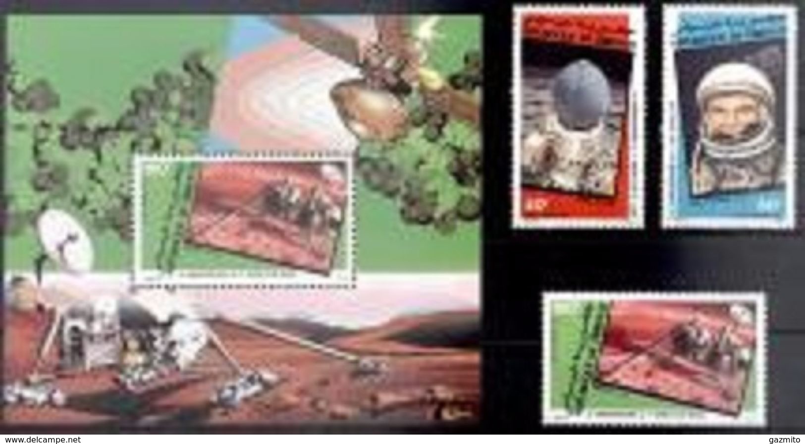 Djibouti 1982, Space, 3val+BF - Africa