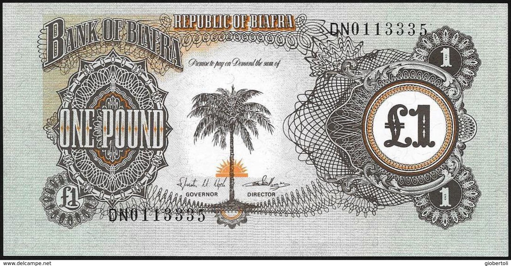 Nigeria (Biafra): 1 Pound - Nigeria