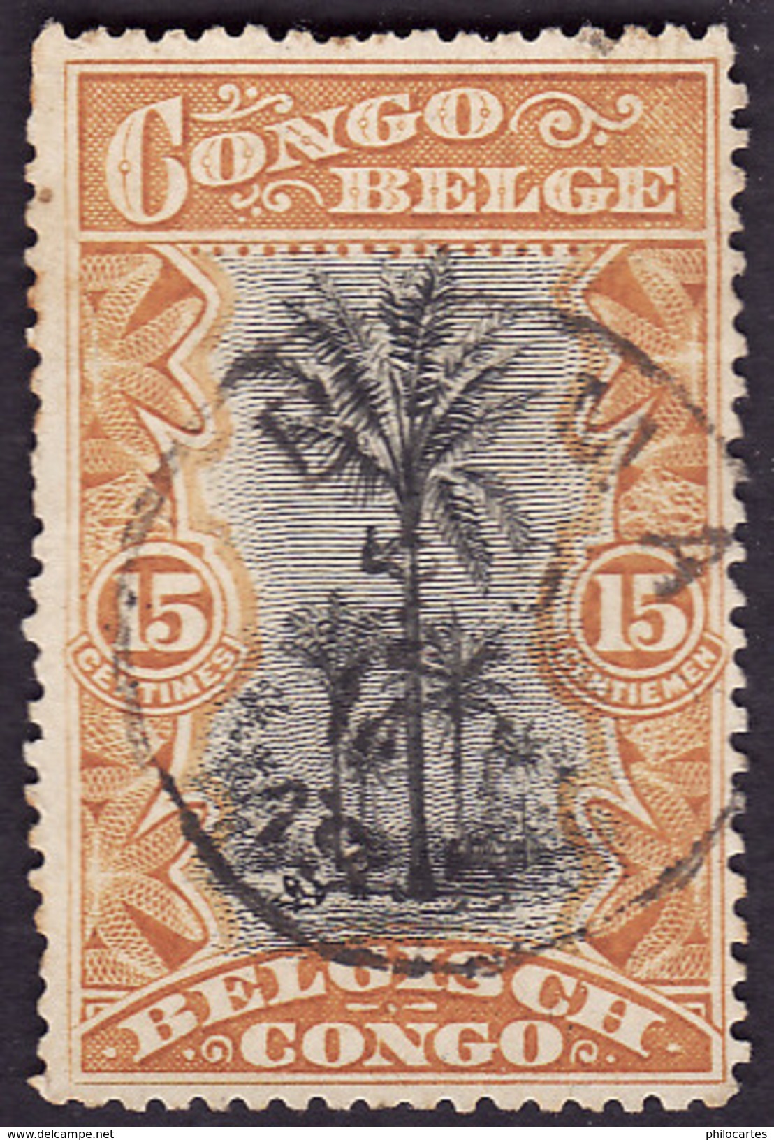 CONGO BELGE  1894-1900 - YT 20  -  Oblitéré - Cote  1e - Oblitérés