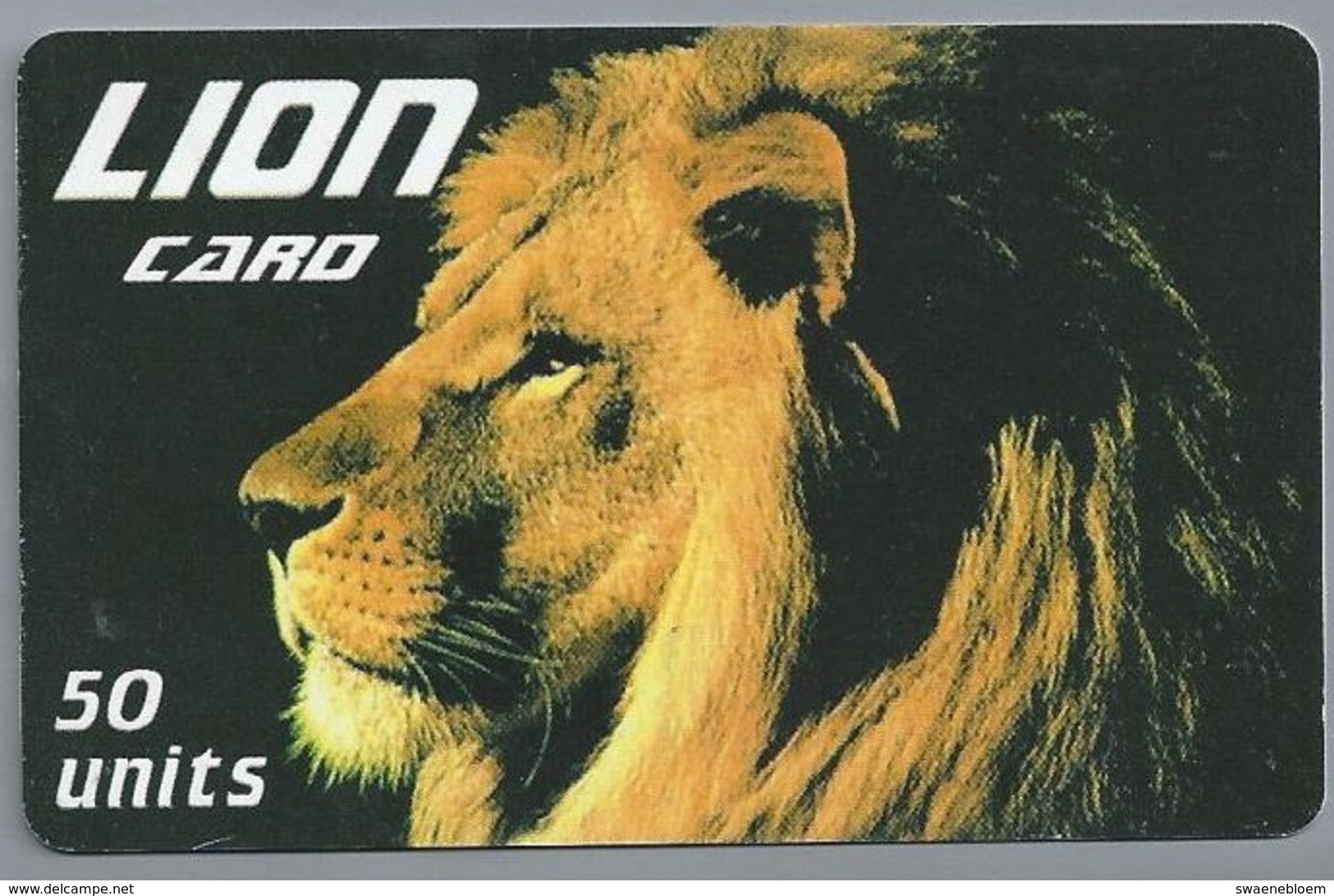 IT.- INTERNATIONAL PHONECARD. LION CARD 50 UNITS..- 2 Scans. - GSM-Kaarten, Aanvulling & Voorafbetaald