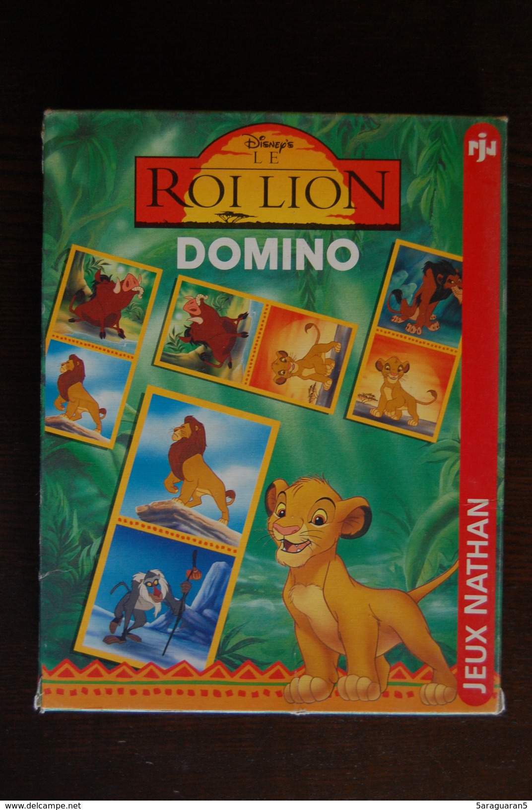 JEU DE SOCIETE - DOMINO - Le Roi Lion - Edition Nathan 1994 - Autres & Non Classés