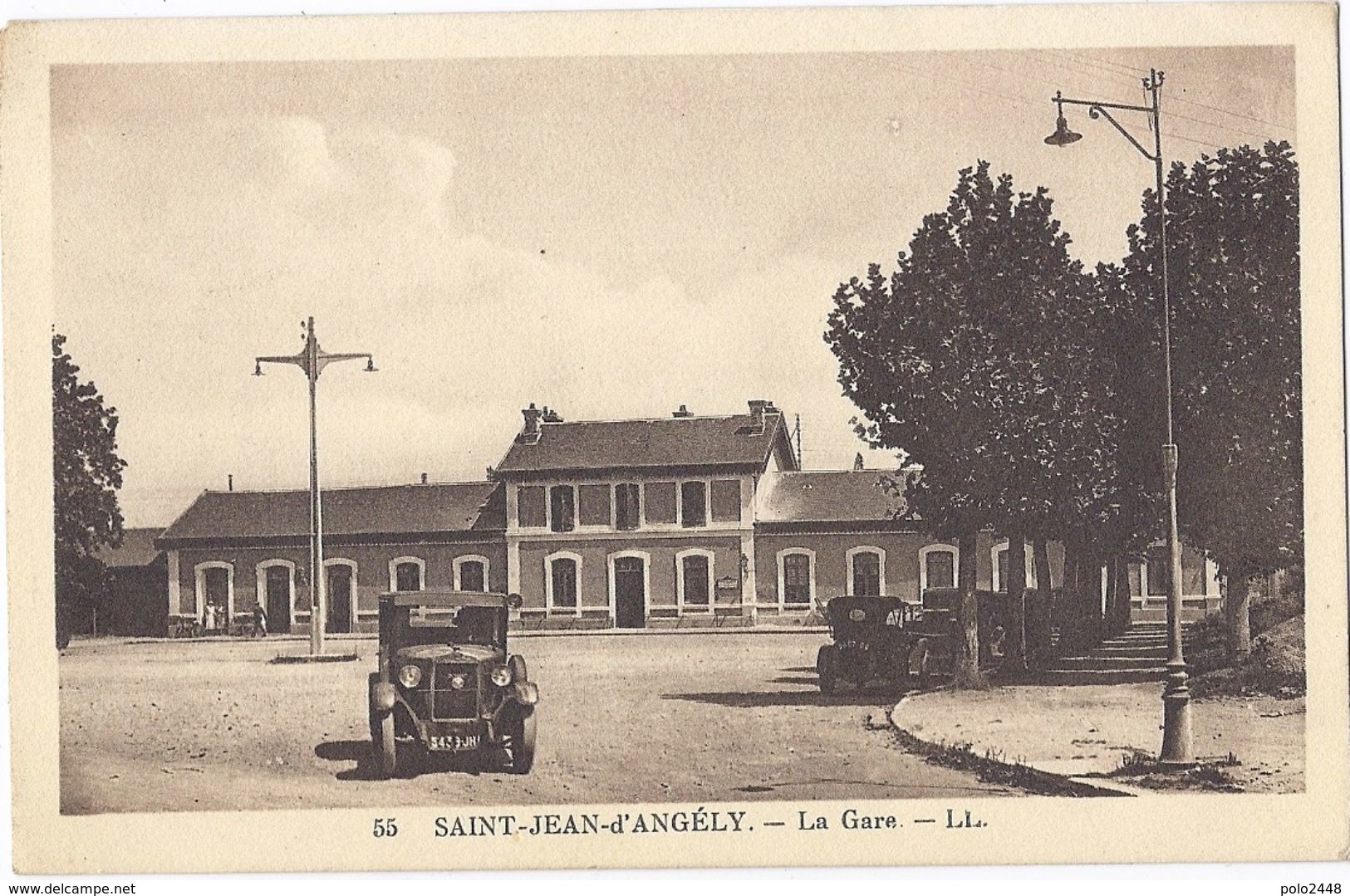 CPA - Saint Jean D'Angély - La Gare - Saint-Jean-d'Angely