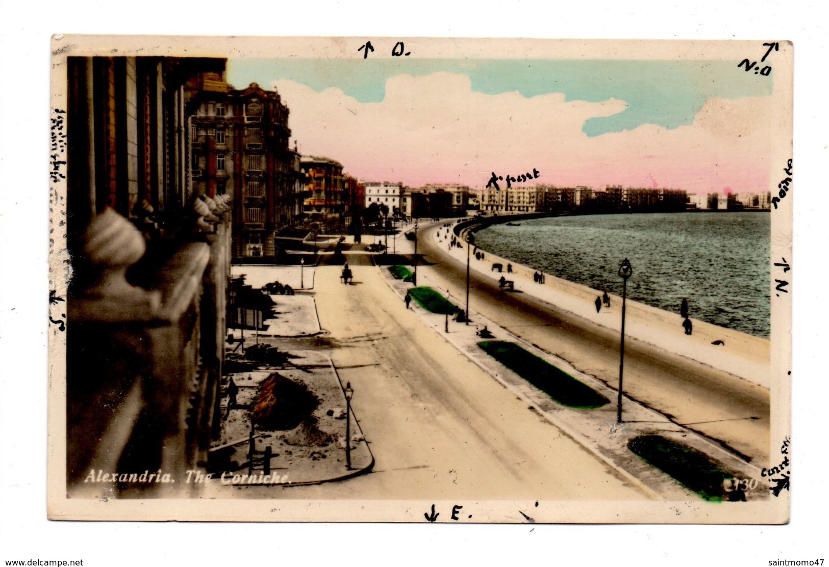 ÉGYPTE . ALEXANDRIA . THE CORNICHE - Réf. N°6586 - - Alejandría