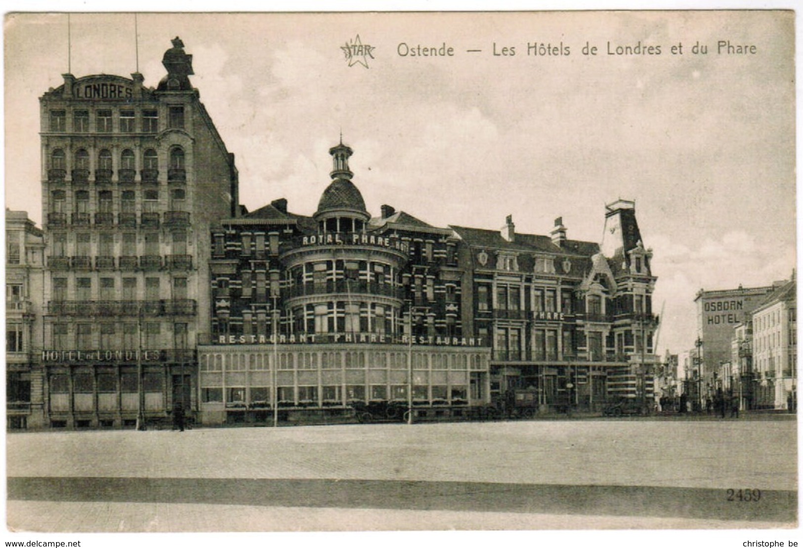 Oostende, Ostende, Les Hôtels De Londres Et Du Phare (pk41358) - Oostende