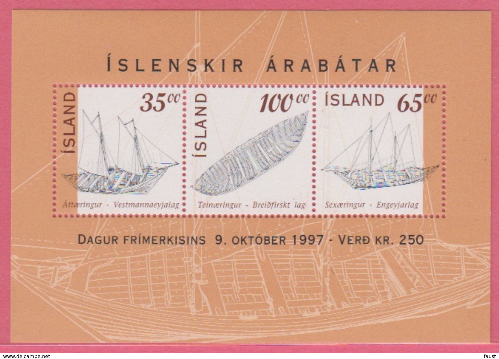 1997 ** Islande  (sans Charn., MNH, Postfrish)  Yv  BF 20		Mi  Block 20		FA  Block 20 - Ungebraucht