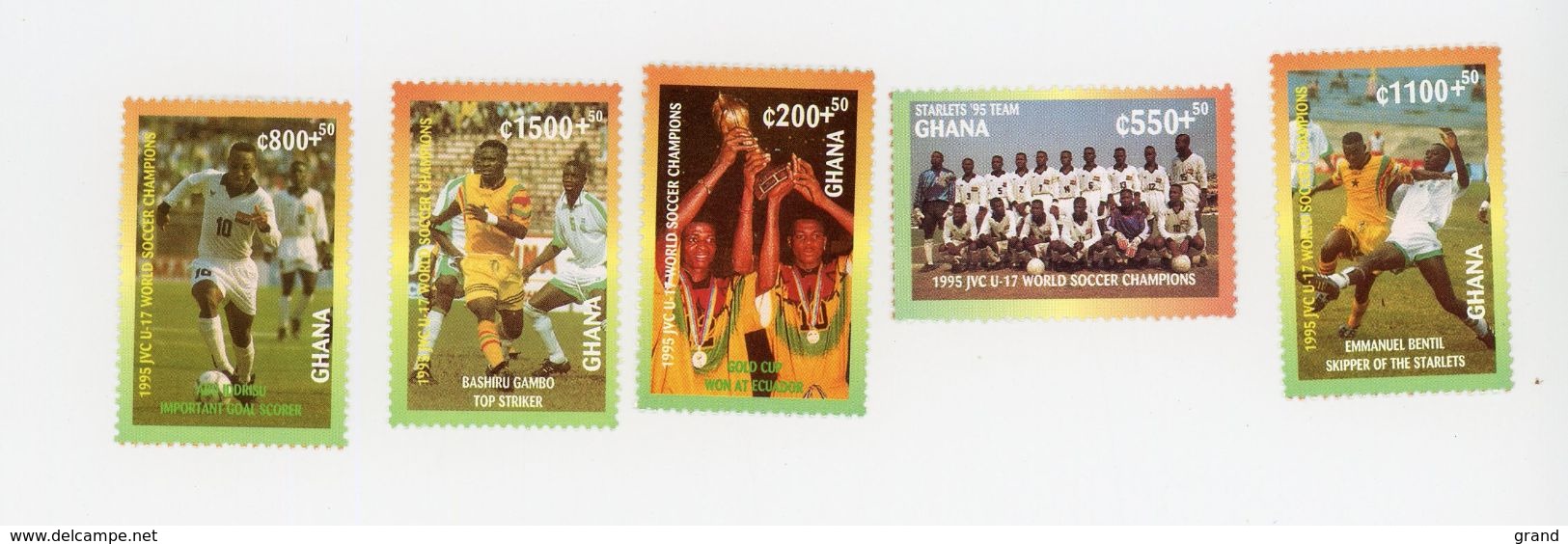 Ghana 1997-Championnat Du Monde Junior De Football-YT 2074/8***MNH- - Otros & Sin Clasificación