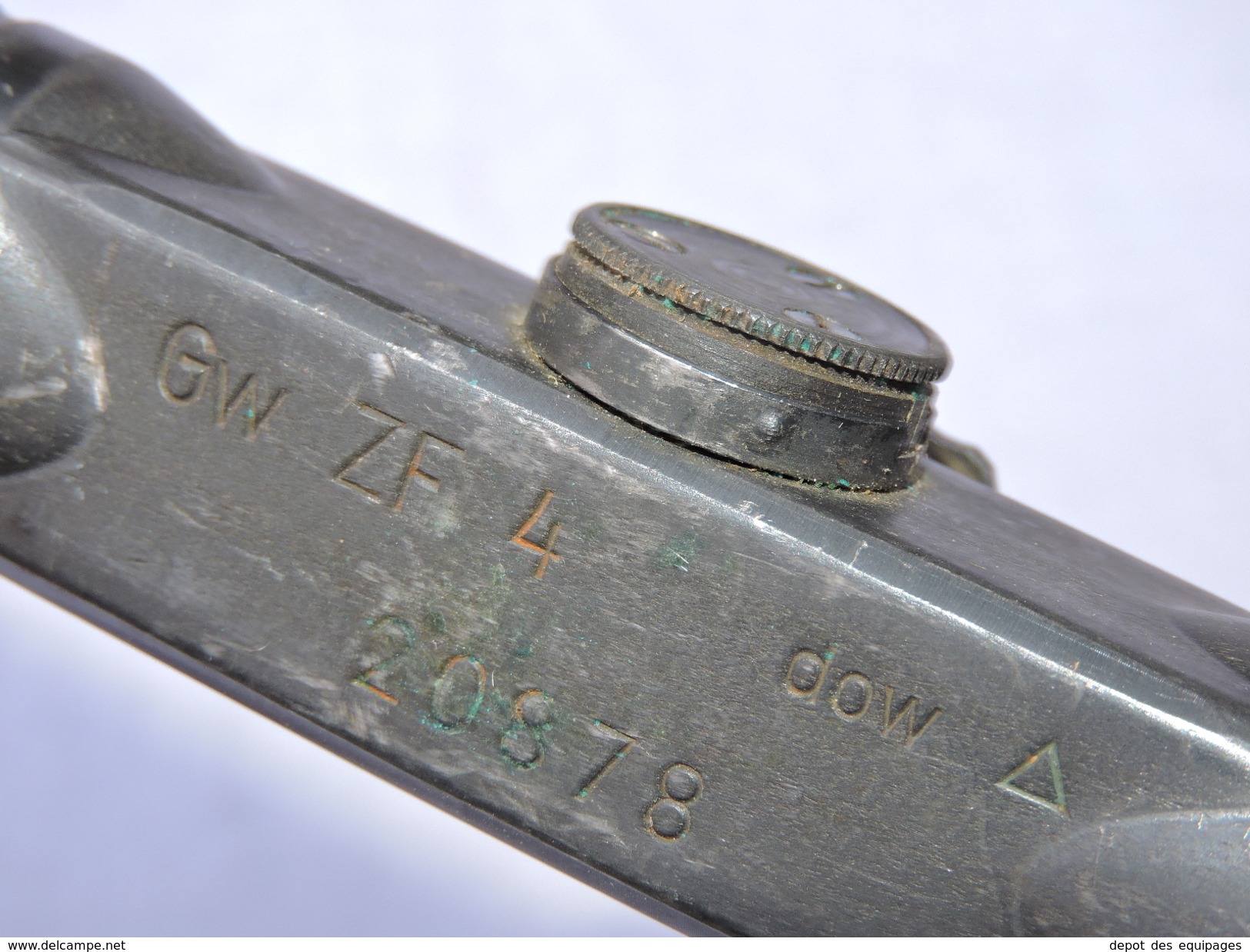 RARE LUNETTE SNIPER Z.F.4  ALLEMAGNE W.W.2 fabrication DOW + CUIR  .... à voir !!!!!!!!!!!!!