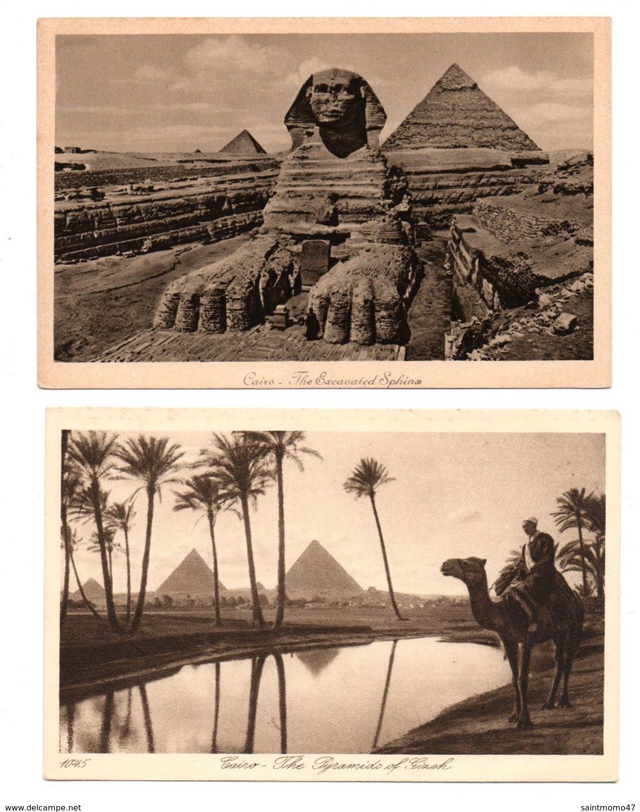 ÉGYPTE . LE CAIRE . CAIRO . 2 CARTES POSTALES - Réf. N°6603 - - Kairo