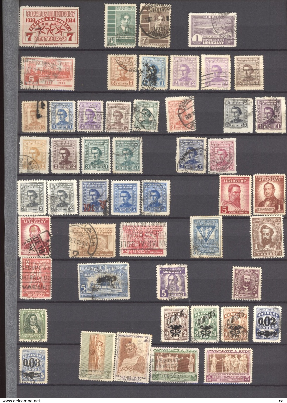 C  713++  -  Uruguay  :  Collection ** , * , (o)  16 Pages à Voir - Uruguay