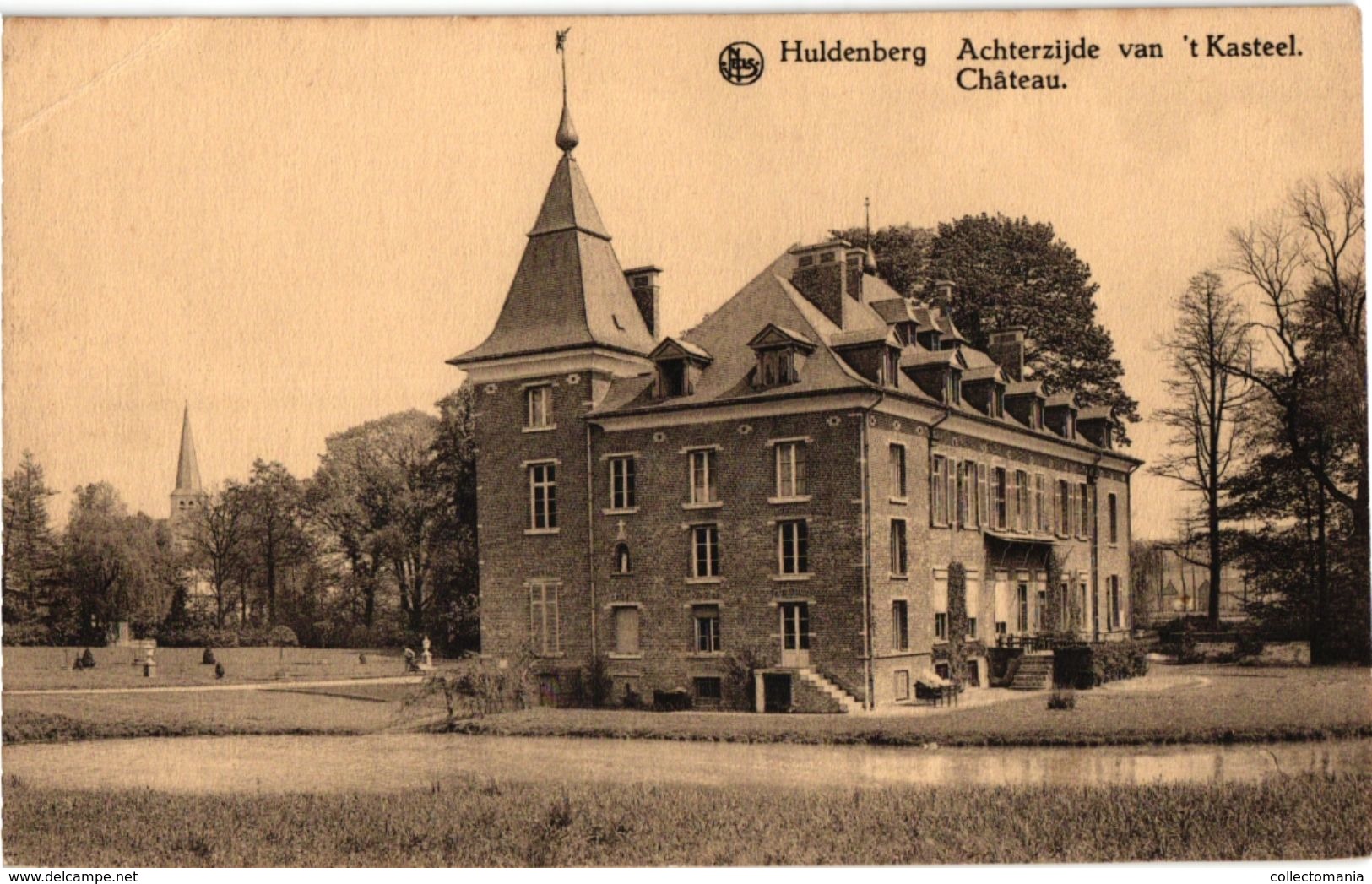 10 CPA Huldenberg St Rochus Kapel    Kasteel De Limburg-Stirum Comtes   Dorp Zicht  Watermolen  Kerk  Vijvers - Huldenberg