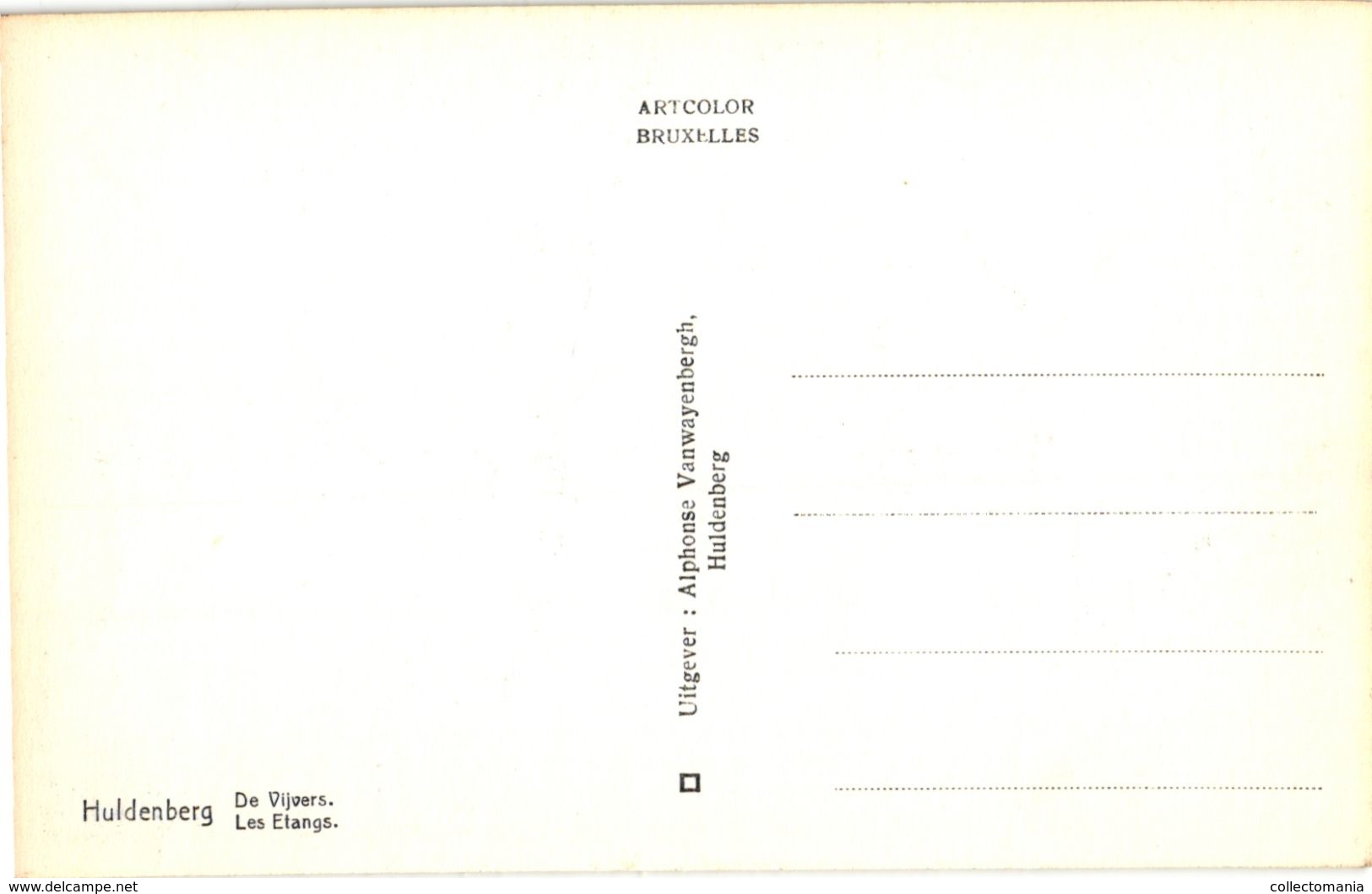 10 CPA Huldenberg St Rochus Kapel    Kasteel de Limburg-Stirum Comtes   Dorp Zicht  Watermolen  Kerk  Vijvers