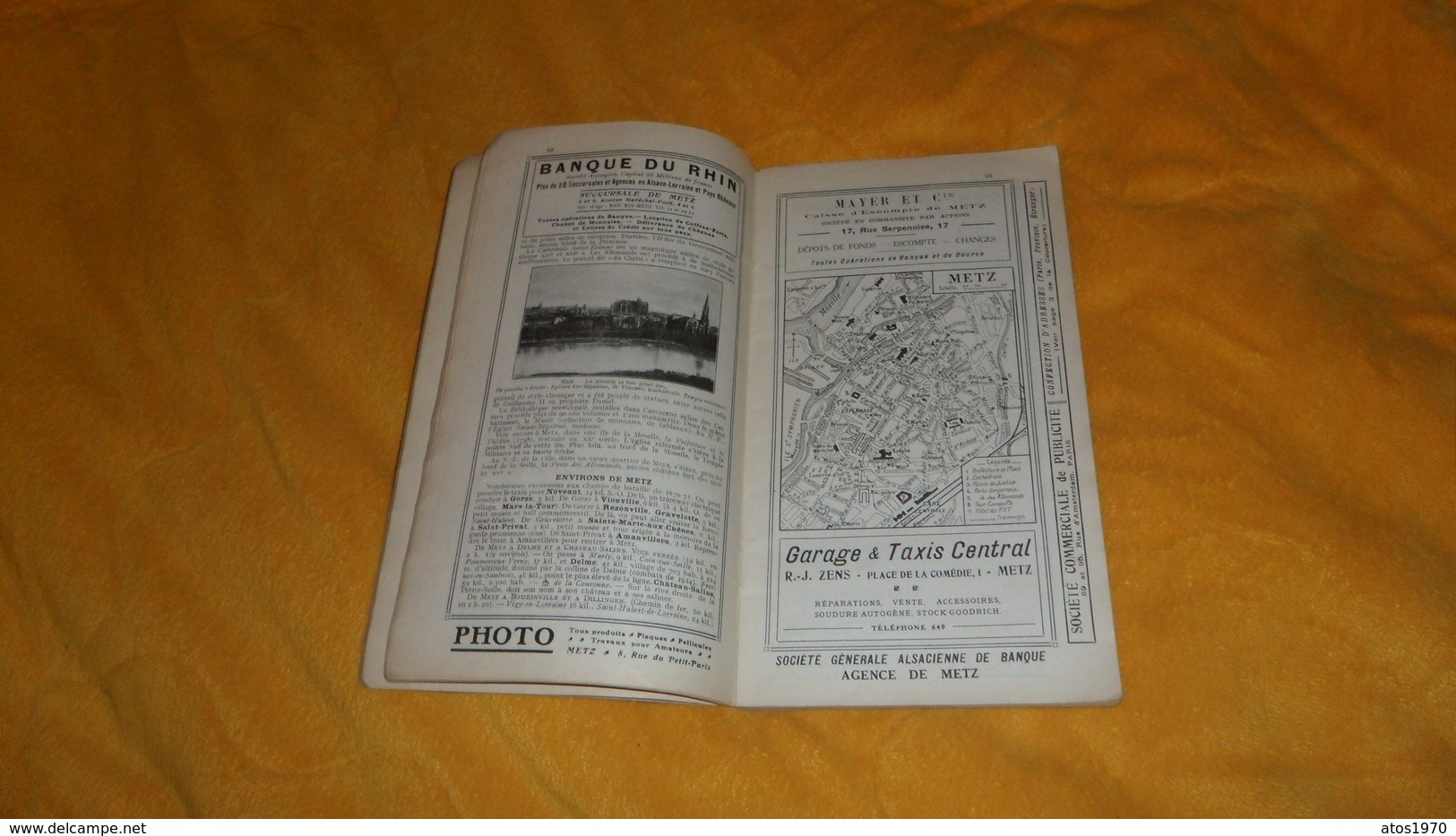 ANCIEN GUIDES THIOLIER LES LIVRETS GUIDES DU TOURISTE DATE ?. / LUXEMBOURG, LORRAINE, ALSACE, VOSGES. 120 PAGES. - Alsace