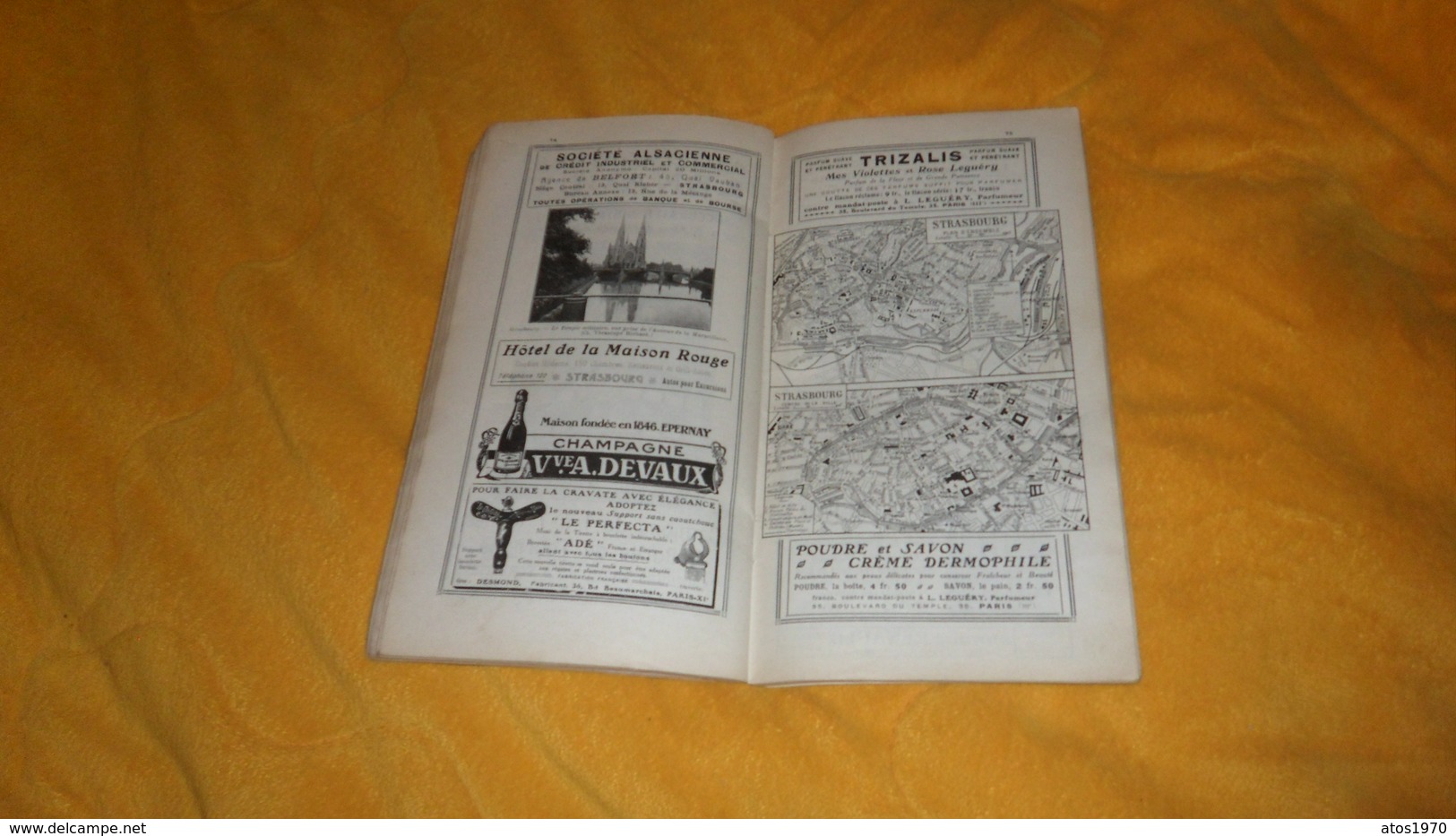 ANCIEN GUIDES THIOLIER LES LIVRETS GUIDES DU TOURISTE DATE ?. / LUXEMBOURG, LORRAINE, ALSACE, VOSGES. 120 PAGES. - Alsace