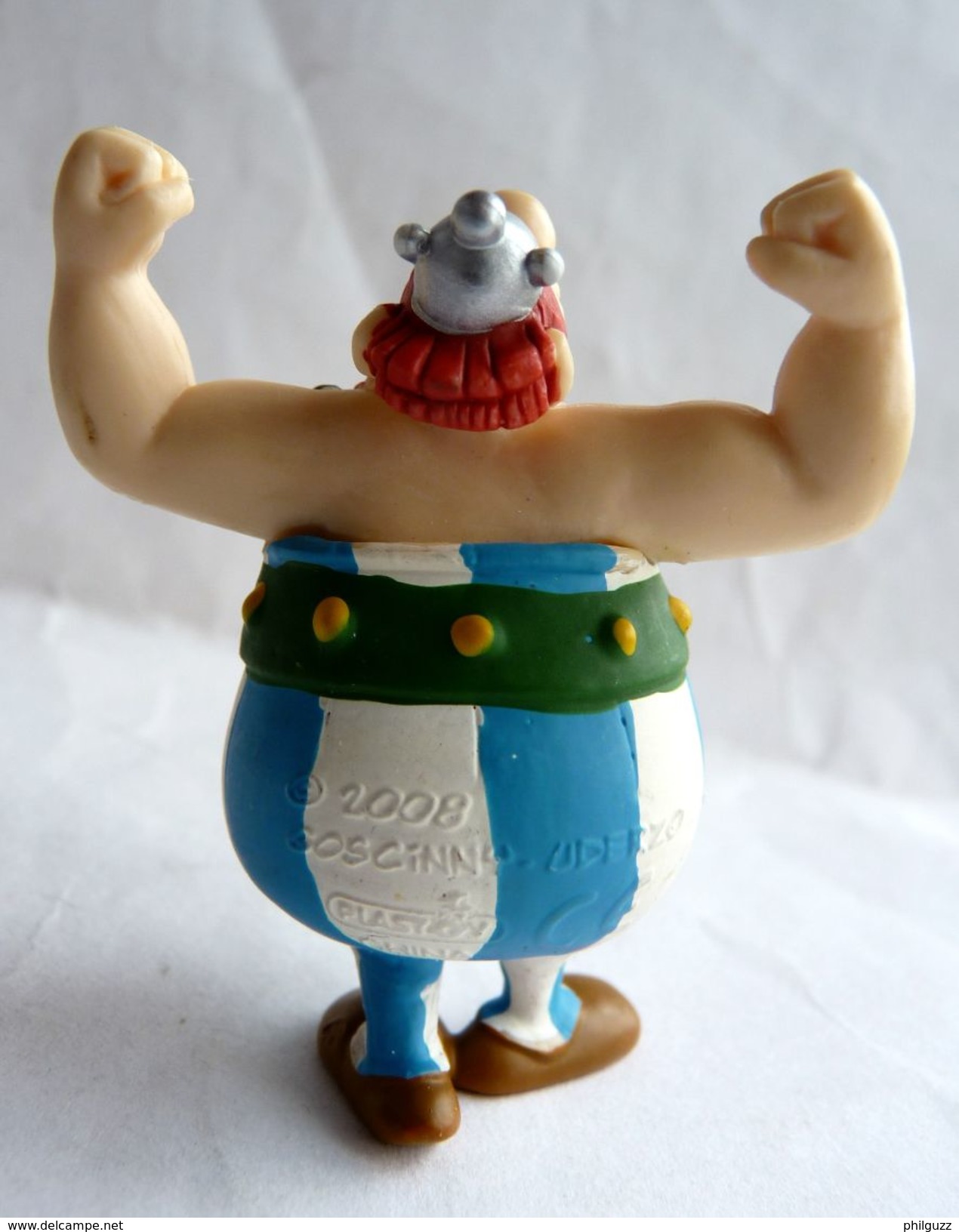 FIGURINE ASTERIX PLASTOY 2008 OBELIX AUX JO TBE - Asterix & Obelix