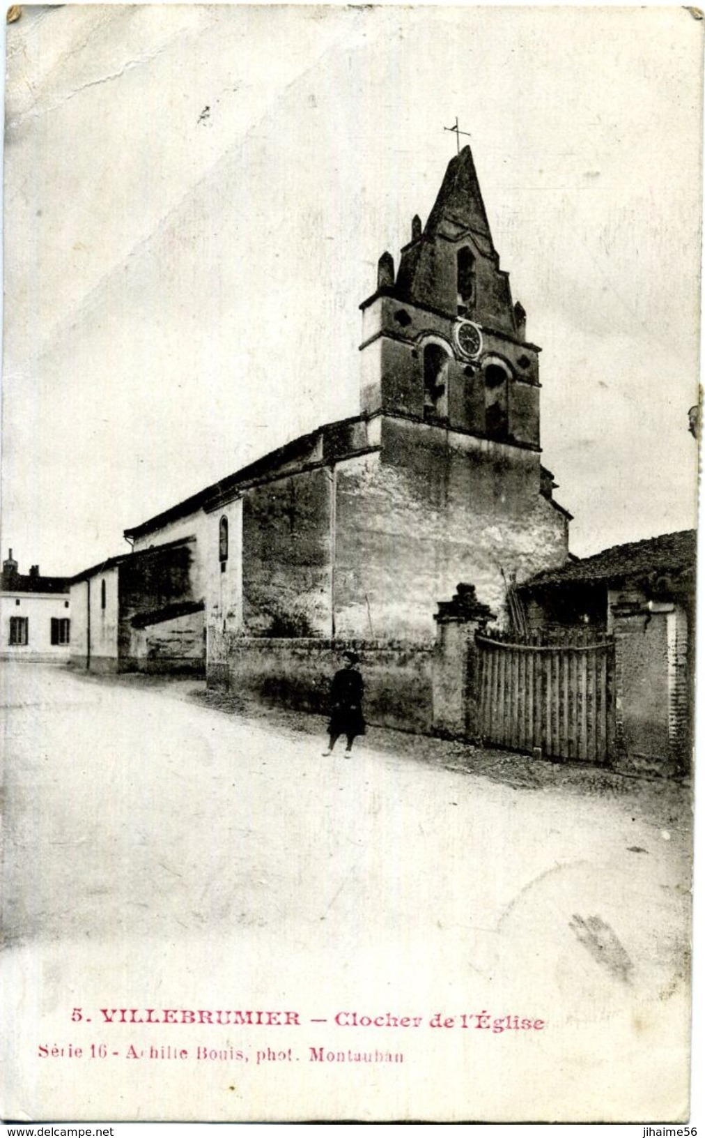 82 - Villebrumier ; Clocher De L'église. - Villebrumier