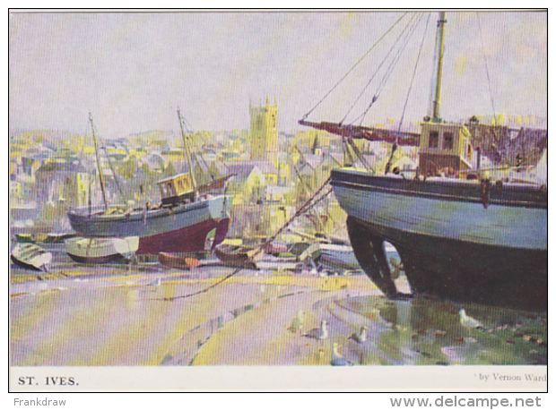 Postcard - Art - Vernon Ward - St. Ives  - VG - Unclassified