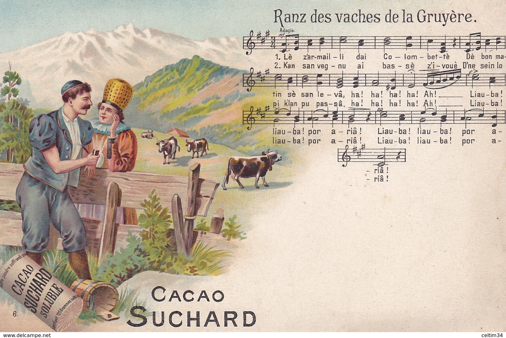 CACAO  SUCHARD - Reclame