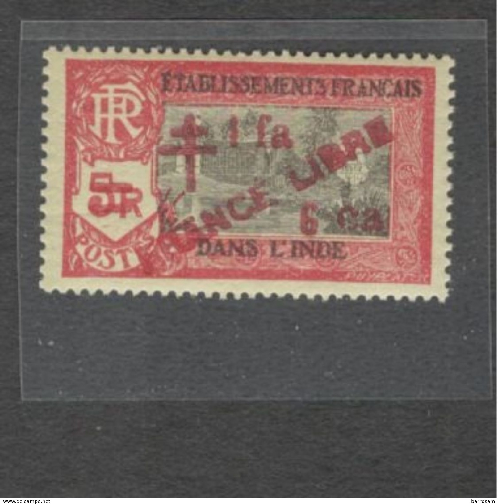 FrenchIndia1942: Yvert212 Mnh** FRANCE LIBRE - Unused Stamps