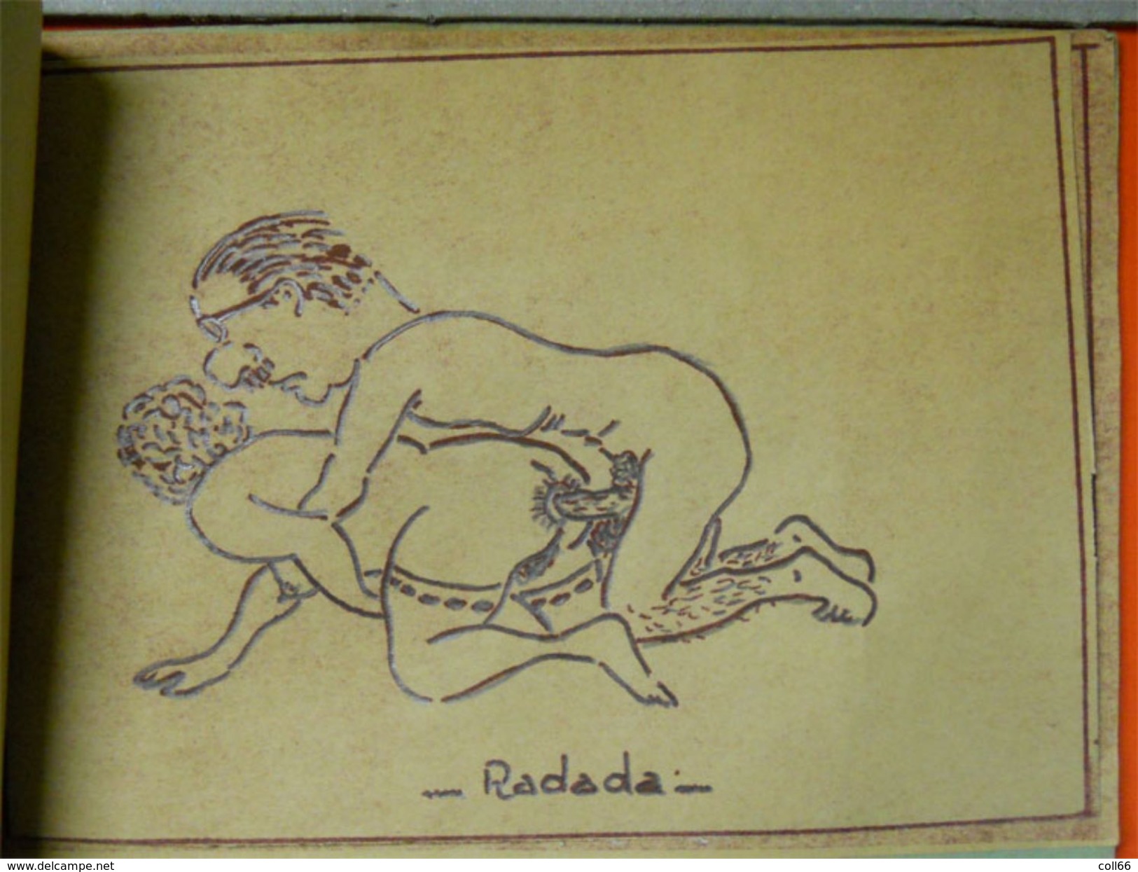 Menu Très spécial Osé interdit aux enfant et personnes pieuses Curiosa French Kamasutra 18x13 cms