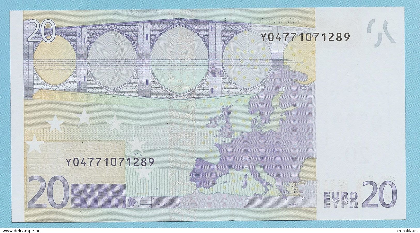 20 EURO GREECE N007C6 UNC - 20 Euro