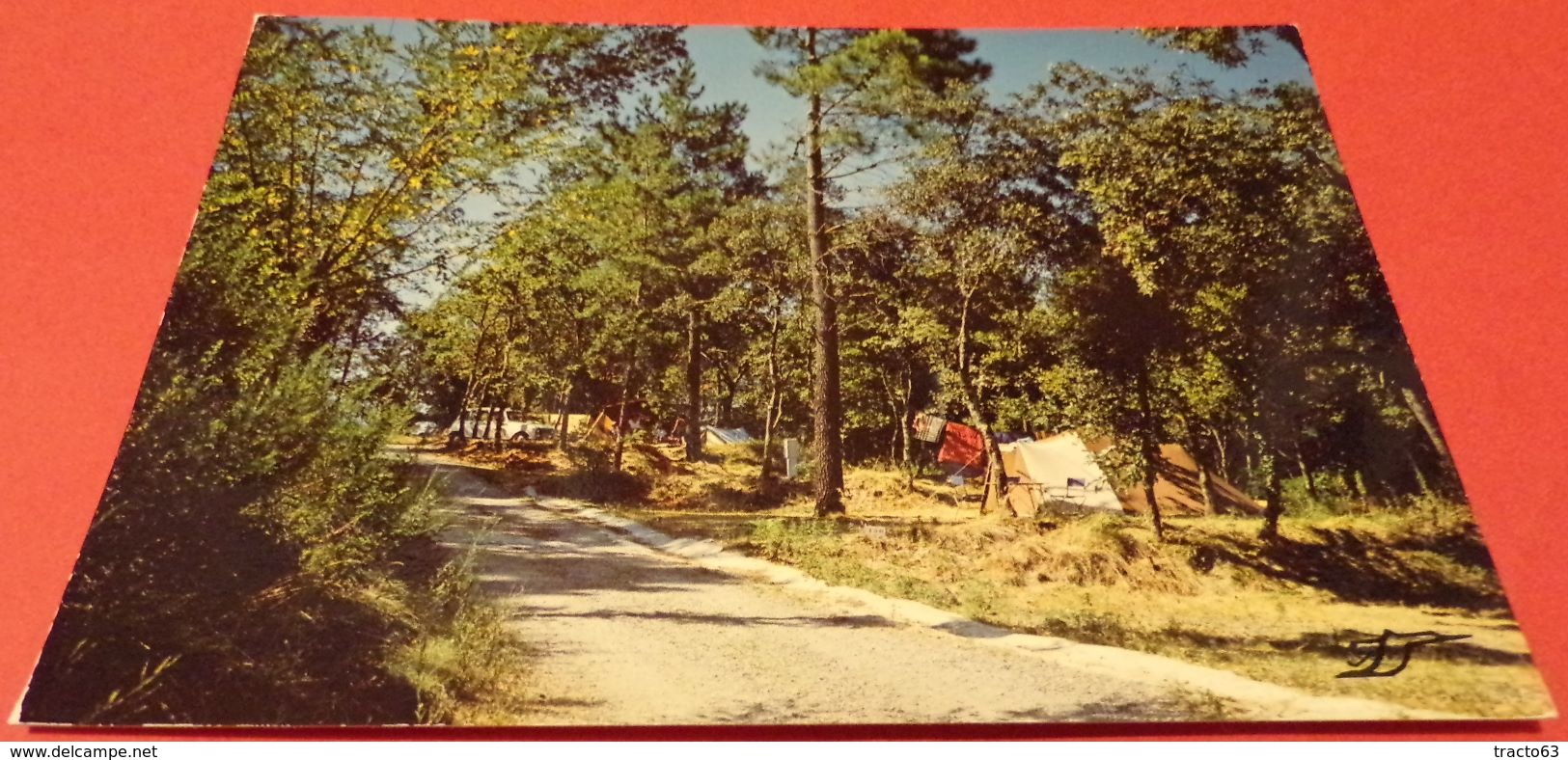 CARTE POSTALE GARD : CENDRAS, CAMPING DE LA CROIX CLEMENTINE ,  ETAT VOIR PHOTO   . POUR TOUT RENSEIGNEMENT ME CONTACTER - Autres & Non Classés